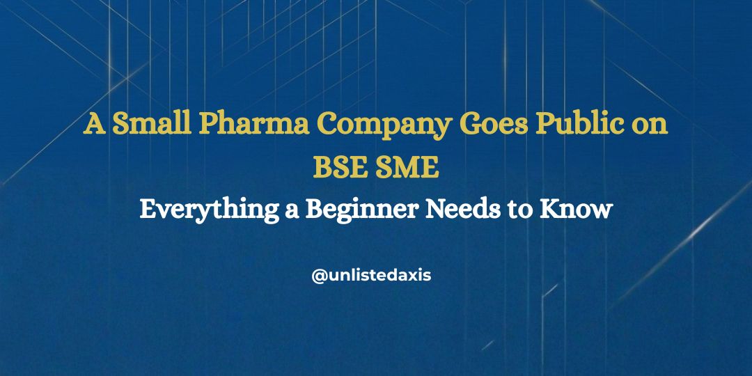 A Small Pharma Company Goes Public on BSE SME | SME IPO Guide 2026